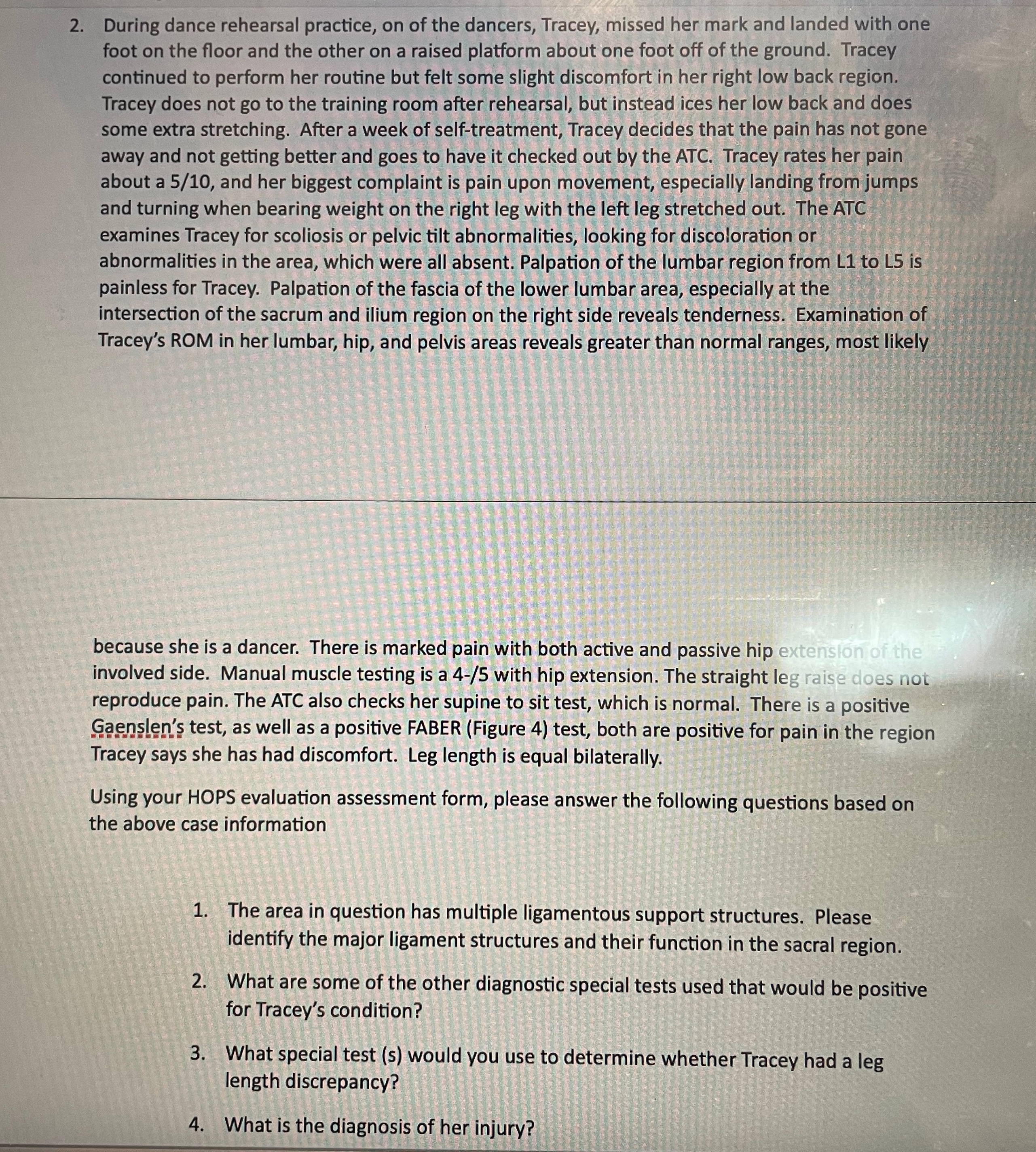 Solved Please read the scenario and answer the following | Chegg.com
