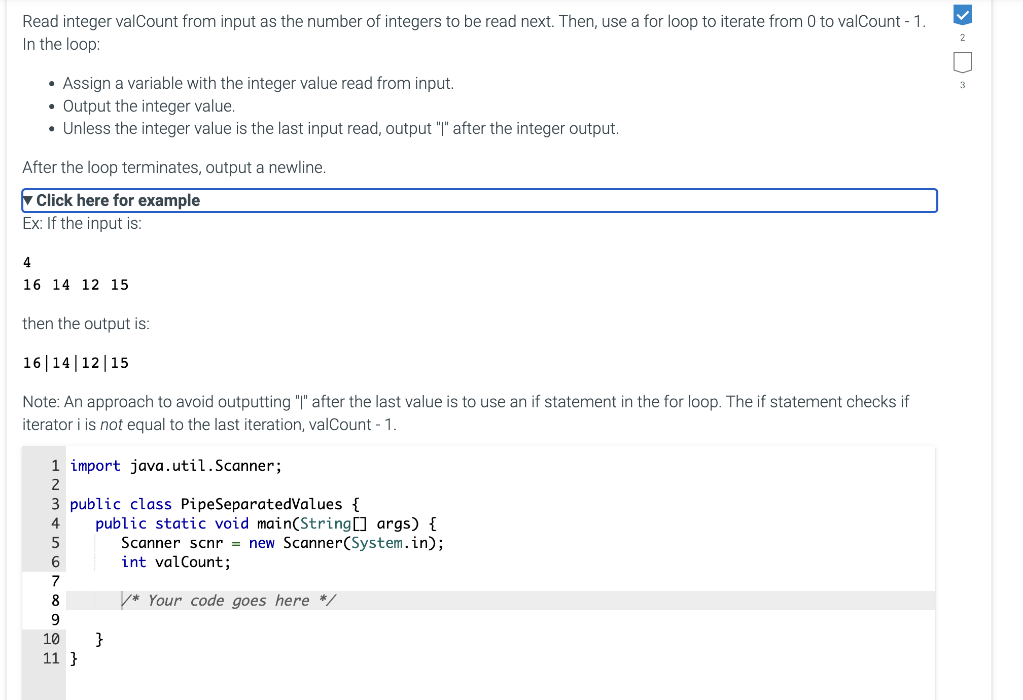 For Loop Integer Input Solved In the loop:Assign a variable with the integer value | Chegg.com