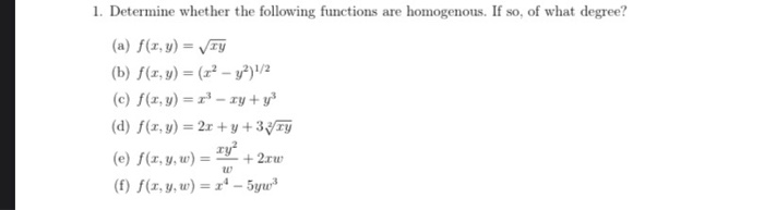 solved-1-determine-whether-the-following-functions-are-chegg