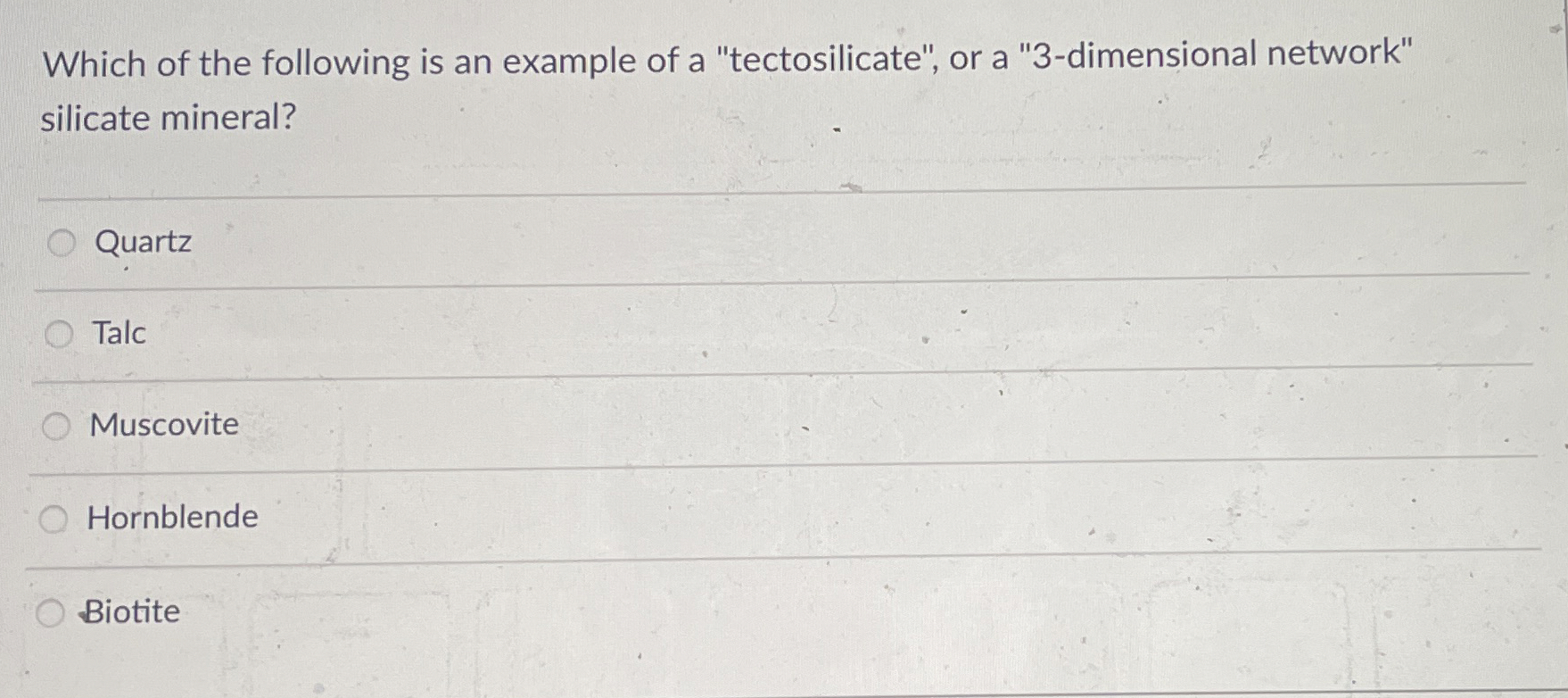 Solved Which of the following is an example of a | Chegg.com