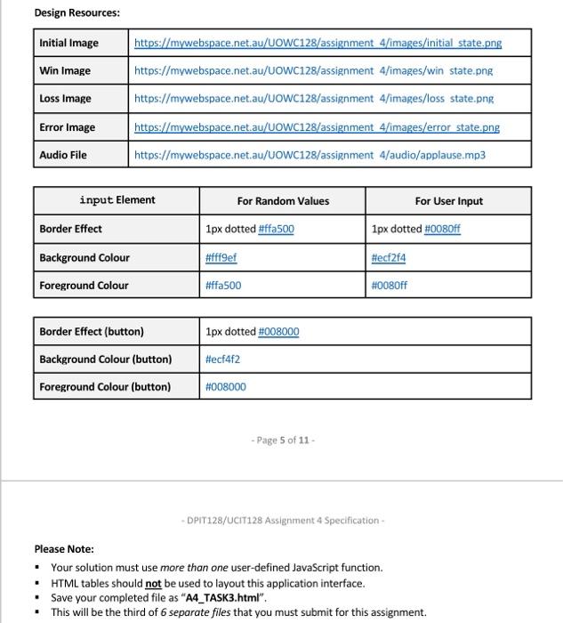 Solved Task 3: Create the HTML and CSS code needed to | Chegg.com