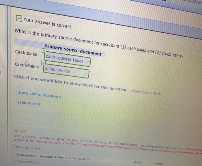 Solved Your answer is correct. What is the primary source | Chegg.com