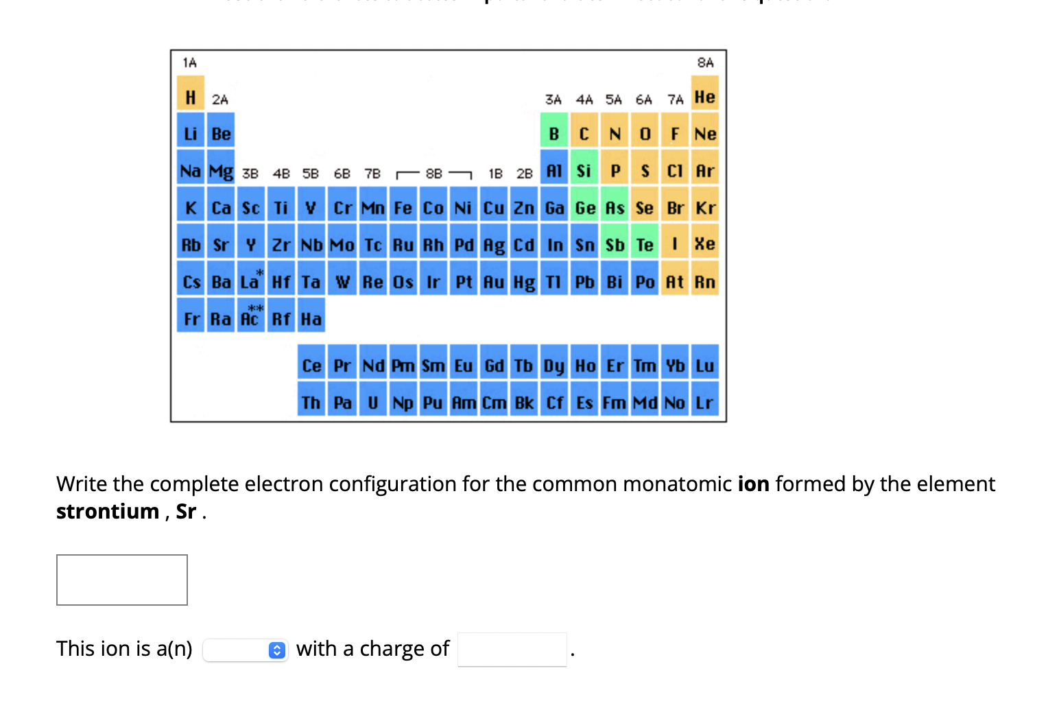 Solved Write the complete electron configuration for the | Chegg.com