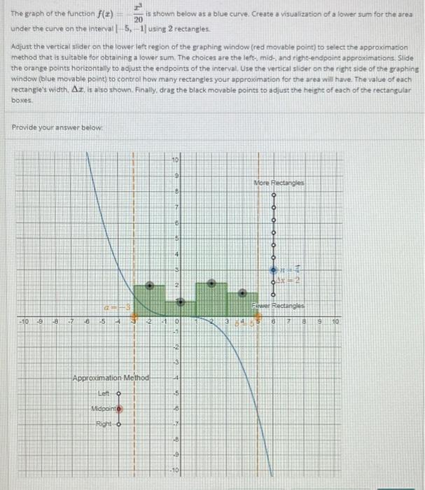 Solved The graph of the function () is shown below as a blue | Chegg.com