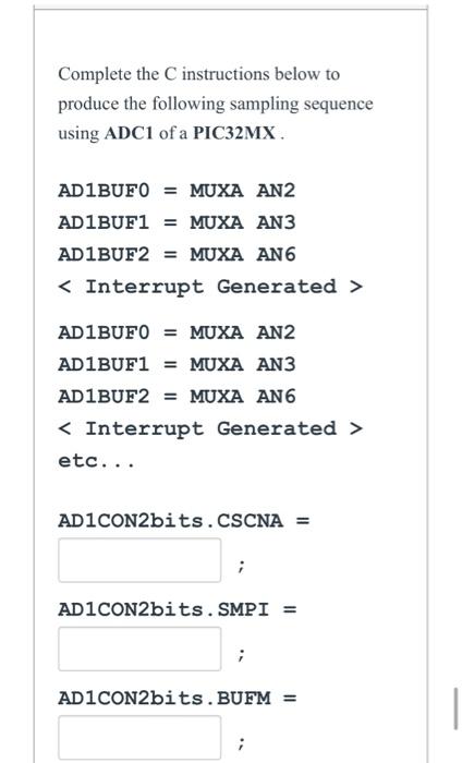 Complete the C instructions below to produce the | Chegg.com