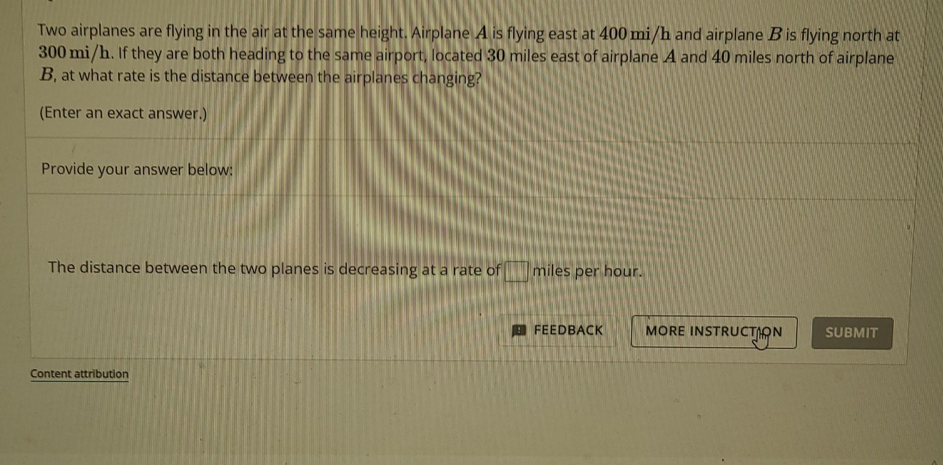 Solved Two Airplanes Are Flying In The Air At The Same | Chegg.com