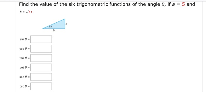 Solved Refer to the right triangle in the figure. From the | Chegg.com