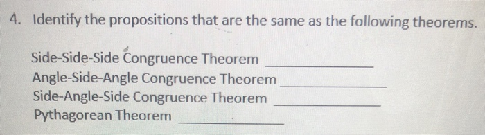 Solved In #4, which one of Euclid's propositions is | Chegg.com