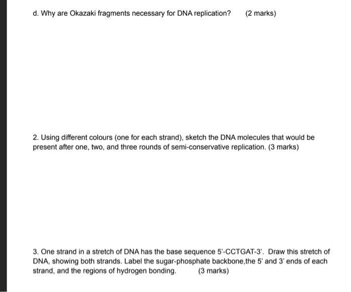 Solved 1. Examine the following diagram: 35 3 5' А a. | Chegg.com