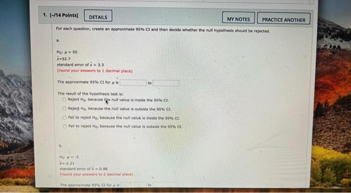 Solved 1. [-/14 Points) DETAILS MY NOTES PRACTICE ANOTHER | Chegg.com