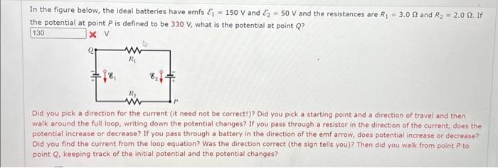 Solved In The Figure Below, The Ideal Batteries Have Emfs | Chegg.com