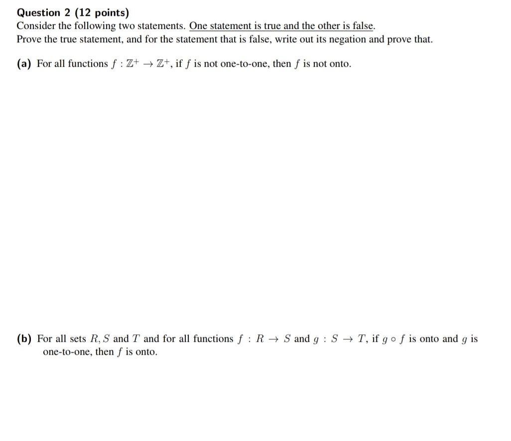 Solved Question 2 (12 points) Consider the following two | Chegg.com