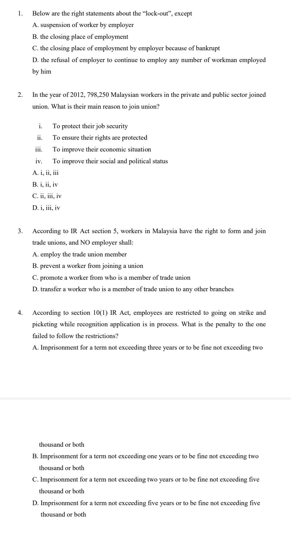 Solved 1. Below are the right statements about the