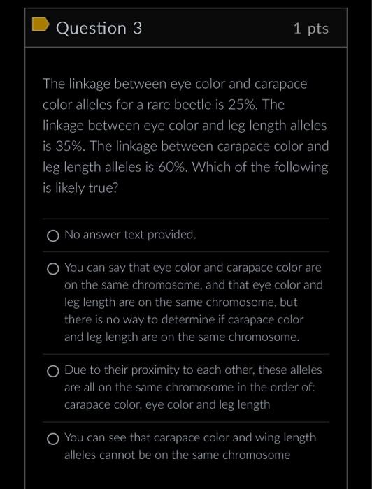 Solved Question 9 1pts Below is a segment found in the DNA | Chegg.com