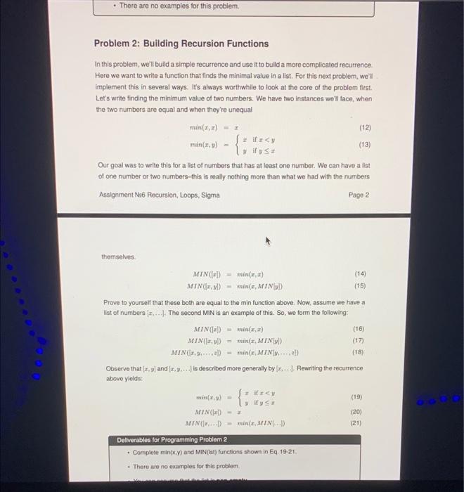 Solved Implement The Recursive Functions. | Chegg.com