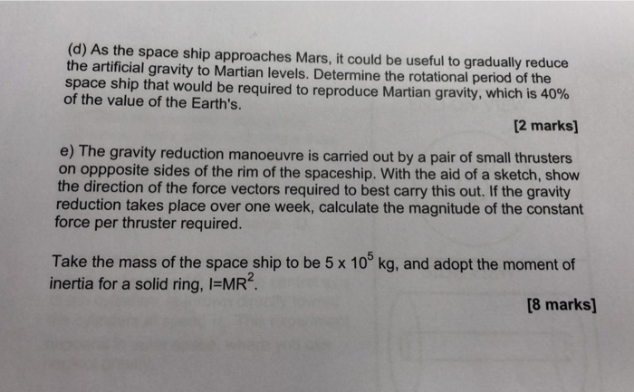 Solved Q.3 (a) Show that the acceleration due to gravity is | Chegg.com