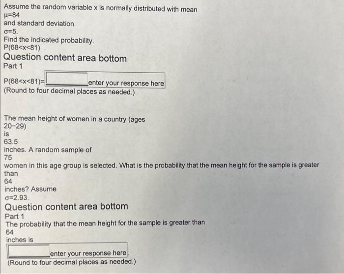 Solved please help. I keep getting the wrong answers. i | Chegg.com