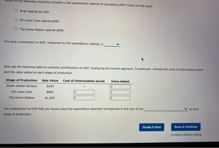 aplia homework tracking the u s economy