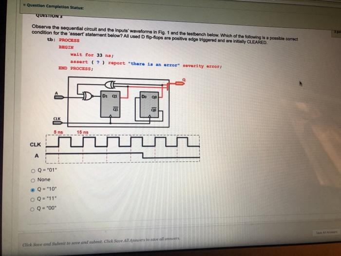 Solved Question completion Status QUESTIONS Observe the | Chegg.com
