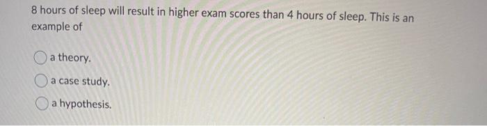 is 4 hours of sleep okay before an exam