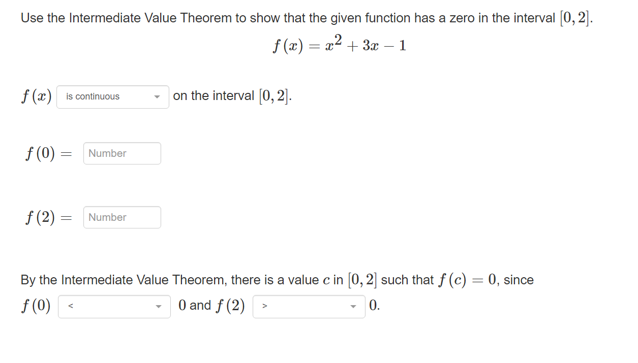 Solved Use the Intermediate Value Theorem to show that the | Chegg.com