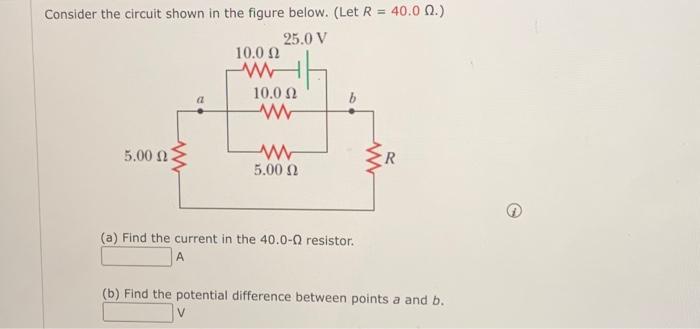 Solved Consider the circuit shown in the figure below. (Let | Chegg.com