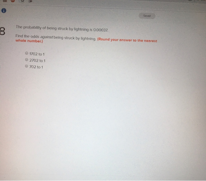 solved-saved-the-probability-of-being-struck-by-lightning-is-chegg