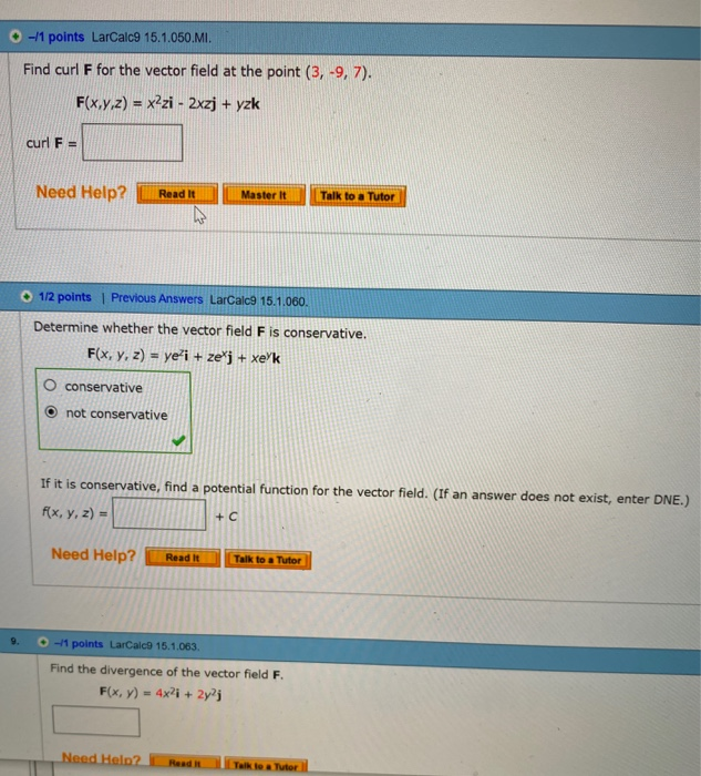 Solved Determine Whether The Vector Field Is Conservative. | Chegg.com