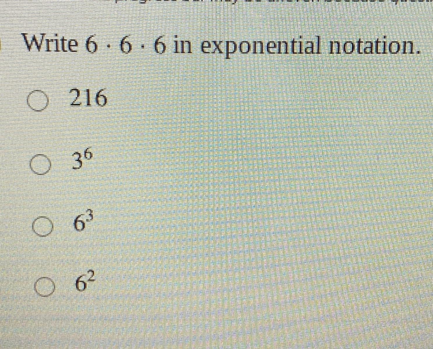 What Is 8 6 In Exponential Form