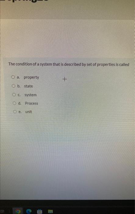 Solved The condition of a system that is described by set of | Chegg.com