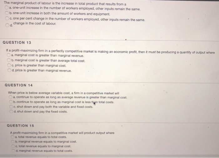Solved If Firms Exit A Market The A Market Supply Curve Chegg