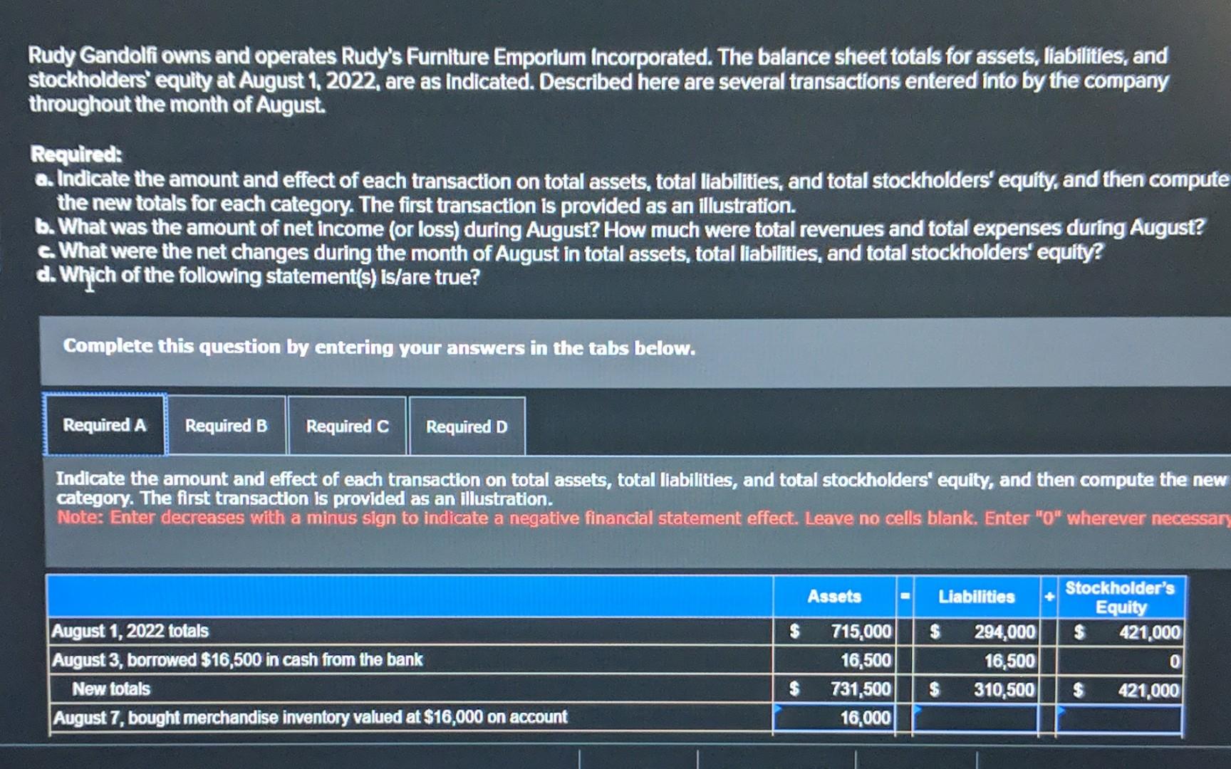 Rudy Gandolfi owns and operates Rudy's Furniture