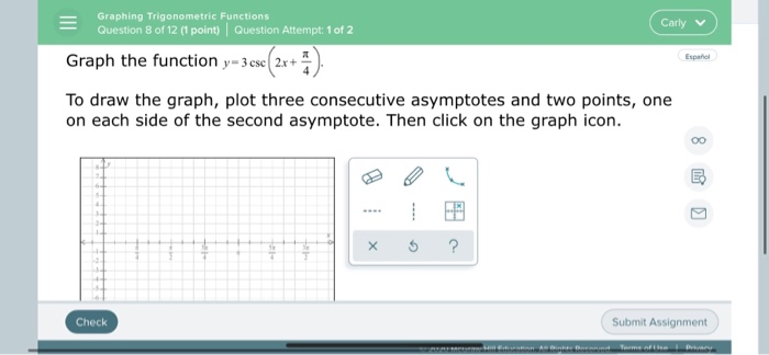 Solved Espanol Graphing Trigonometric Functions Carly Que Chegg Com Traduccions de la frase communist plot de inglés a español y ejemplos del uso de communist plot en una oración con sus traducciones: chegg