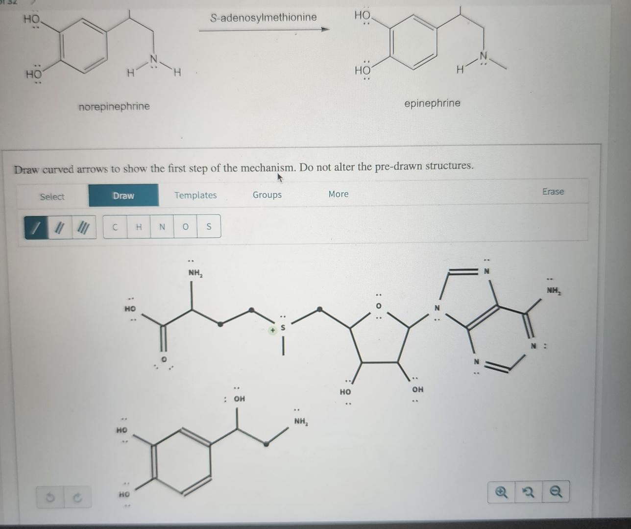 Solved Draw curved arrows to show the first step of the | Chegg.com