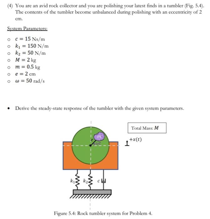 Solved Please Solve The Following Mechanical Vibrations | Chegg.com