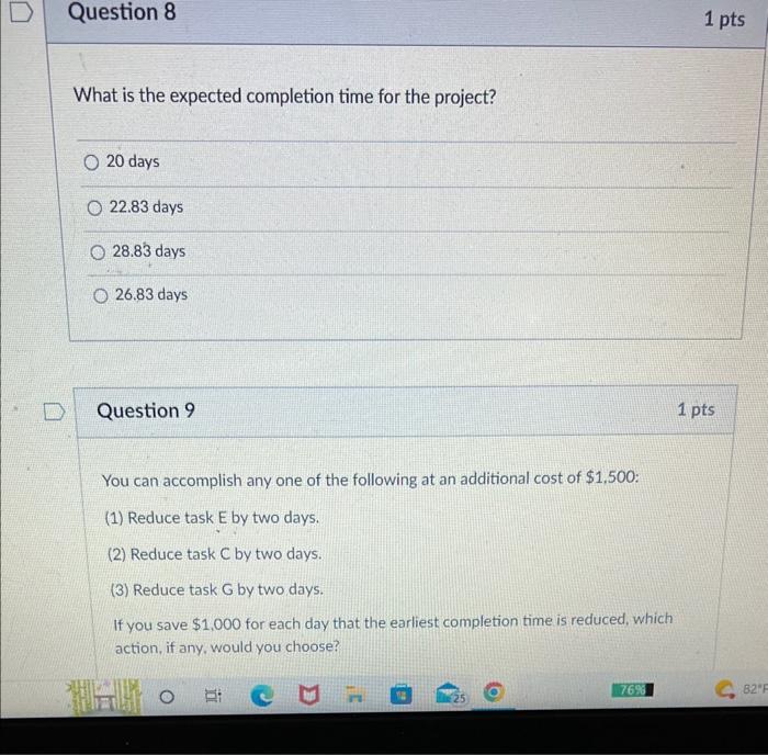 Solved For questions 2 to 10 , please consider the following | Chegg.com