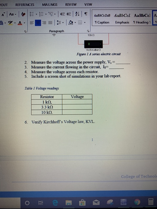 Solved EET113_02_ Lab 3 Series Circuit (1) - Word (Product | Chegg.com