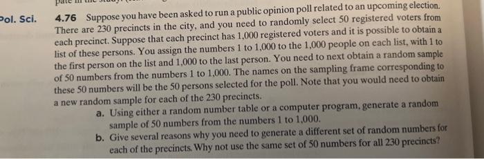 Solved 4.76 Suppose you have been asked to run a public | Chegg.com