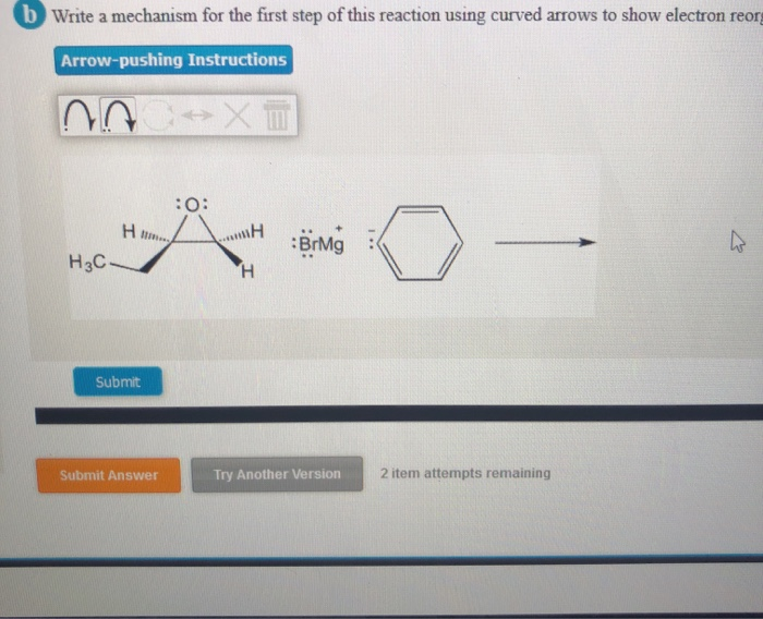 Solved B Write A Mechanism For The First Step Of This | Chegg.com