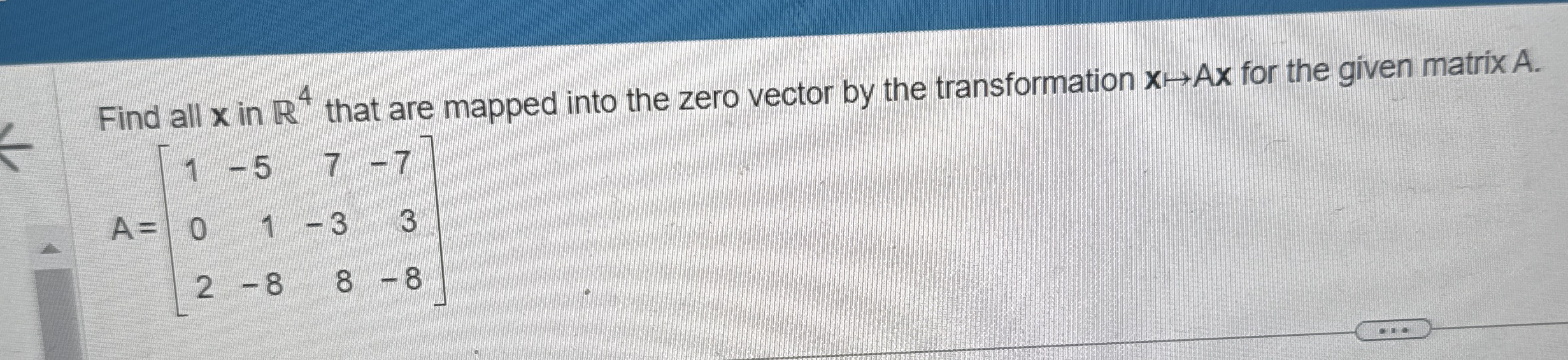 [Solved] How many rows and columns must a matrix A have i
