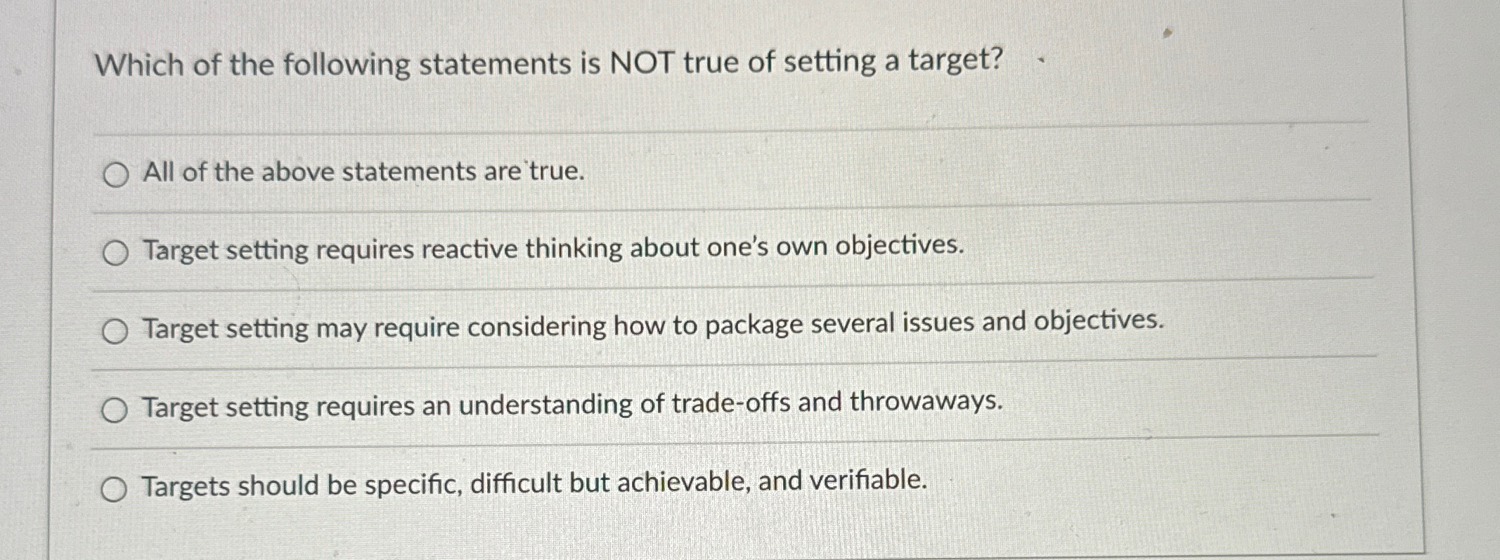 Solved Which of the following statements is NOT true of | Chegg.com