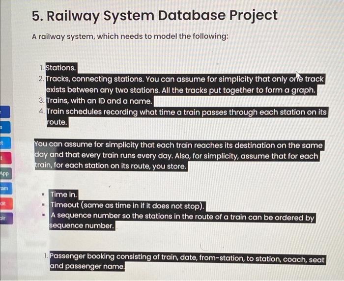 Two databases exist which help us track the