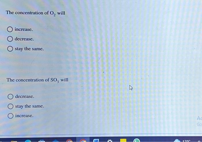 Solved The Chemical Equation Shown Is An Exothermic Process 8184