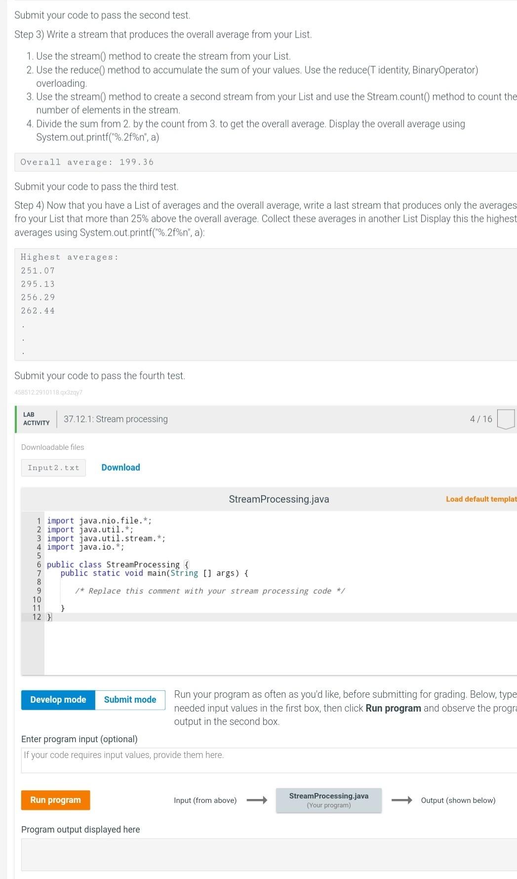 Solved In this lab, you will write a program that processes | Chegg.com