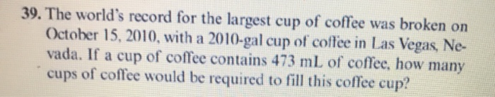 World Record for Largest Cup of Coffee Holds 2,010 Gallons - Eater