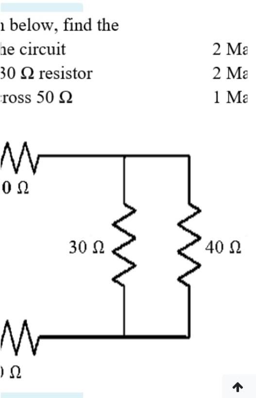 Solved In the circuit shown below, find i) total current of | Chegg.com