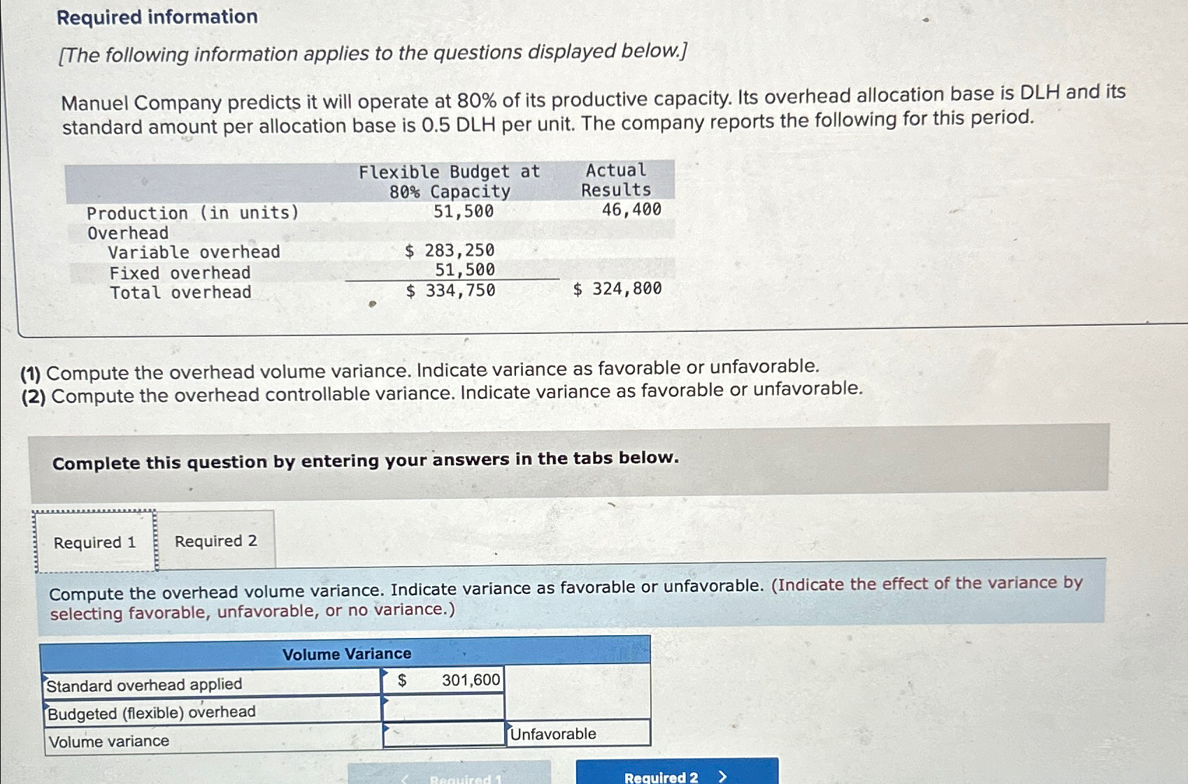 Solved Required information[The following information | Chegg.com