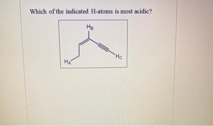 Solved For Each Pair Choose The More Acidic Compound 1893