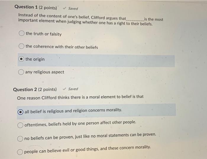 Solved Question 1 (2 points) Saved Instead of the content of | Chegg.com