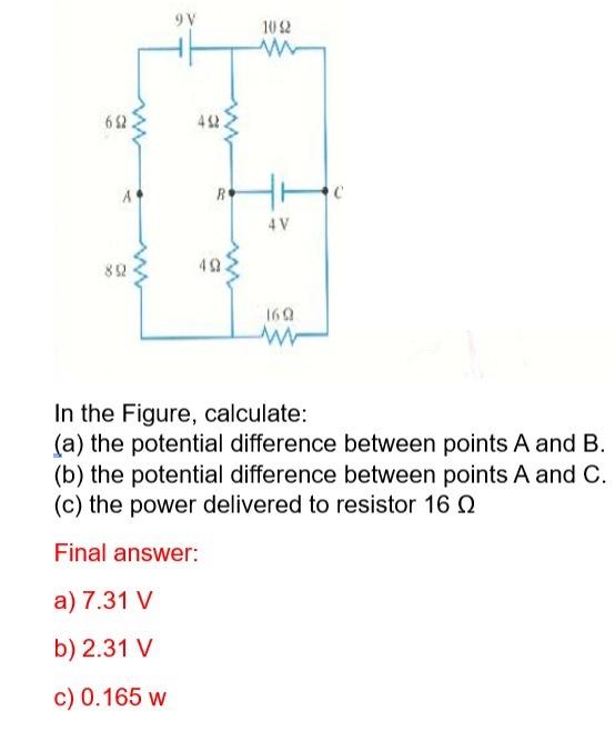 Solved In The Figure, Calculate: (a) The Potential | Chegg.com